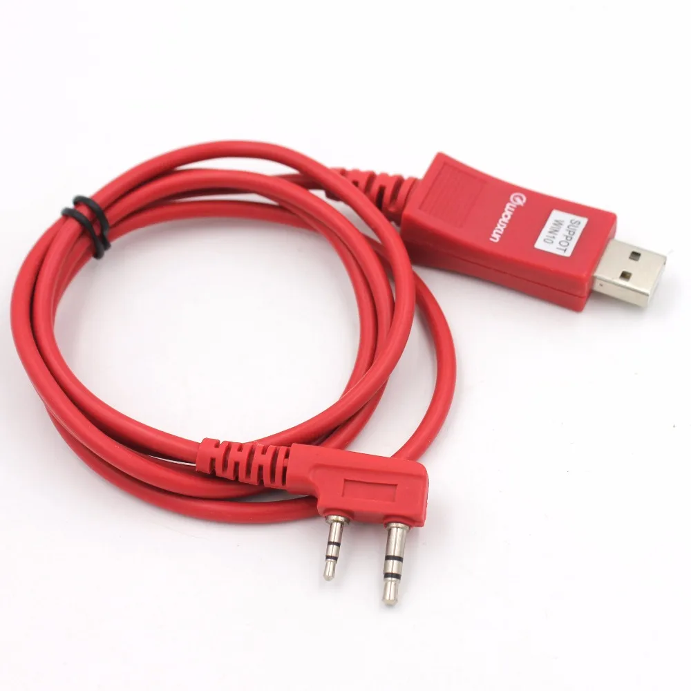 

Original WOUXUN USB Programming Cable Support Win10 Win8 Win7 For KG-UV6D KG-UV8D KGUV899 walkie talkie