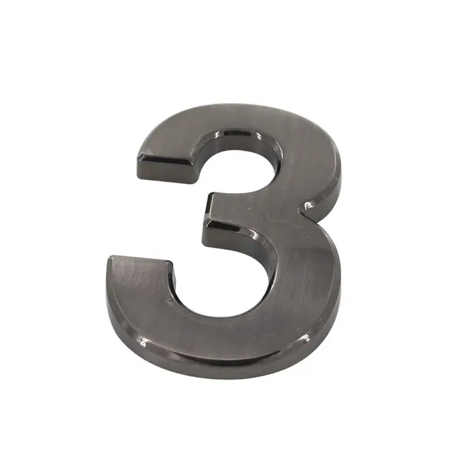 Digital House Number 100mm Height 0/1/2/3/4/5/6/7/8/9 Optional ABS