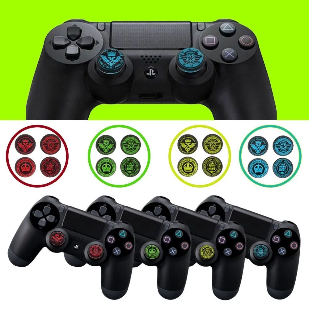 10 упаковок Красная корона силиконовая ручка для большого пальца крышка PS4 Xbox One