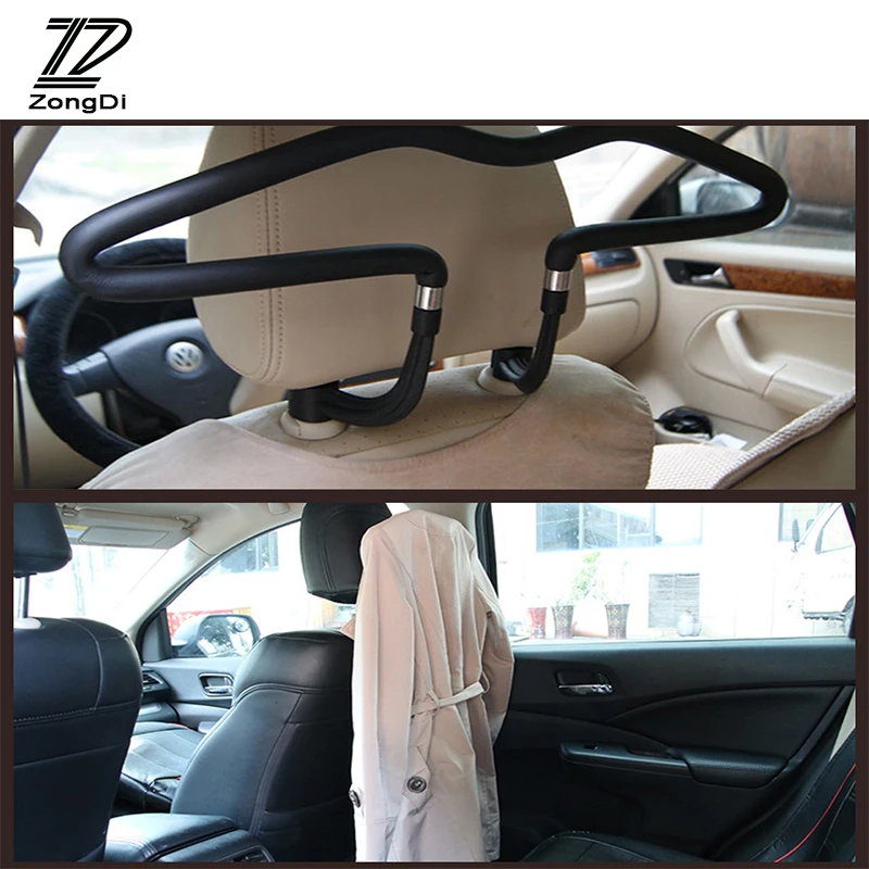 ZD Car Hanger Clothes Rack Headrest Stainless For Nissan Qashqai Opel