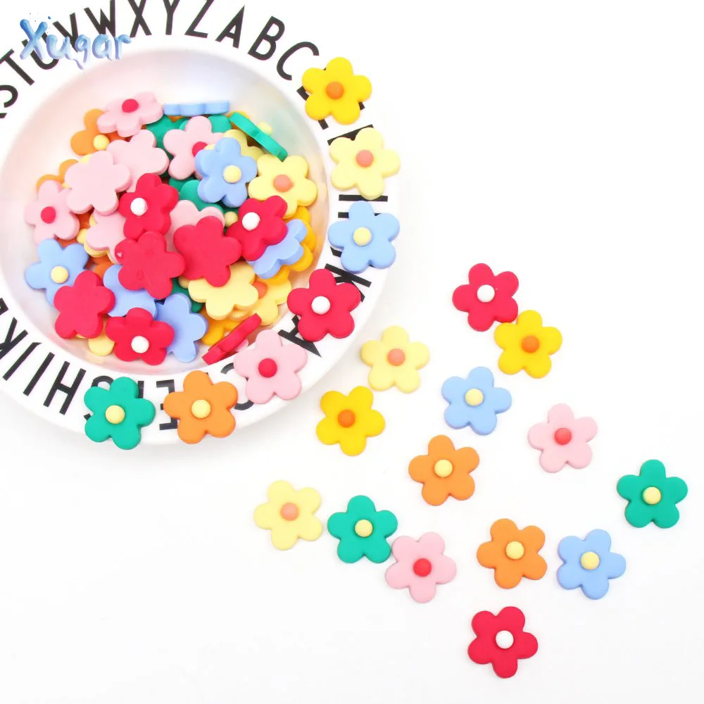 

Xugar 10pcs DIY Crafts Supplies Flower Pattern Flatback Planar Resin Accessory Holiday Decoration Bow Phone Case Apparel Sticker
