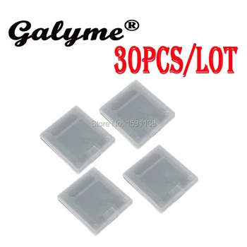 

30PCS/LOT GameboyColor Transprent Color Game Console Cartridge Cases Game Cartridge Storage Box Replacement Shell Case Boy Color