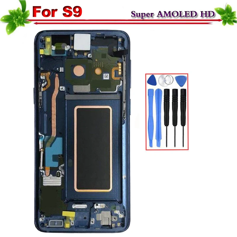 for Samsung Galaxy S9 lcd display with frame (2)