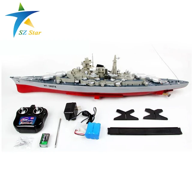 4CH Electric RC Aircraft Carrier Guided missile Destroyer Remote