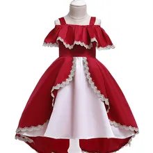 Коллекция года, новое Летнее Детское платье Детская одежда в европейском и американском стиле, детское платье принцессы осенний бант