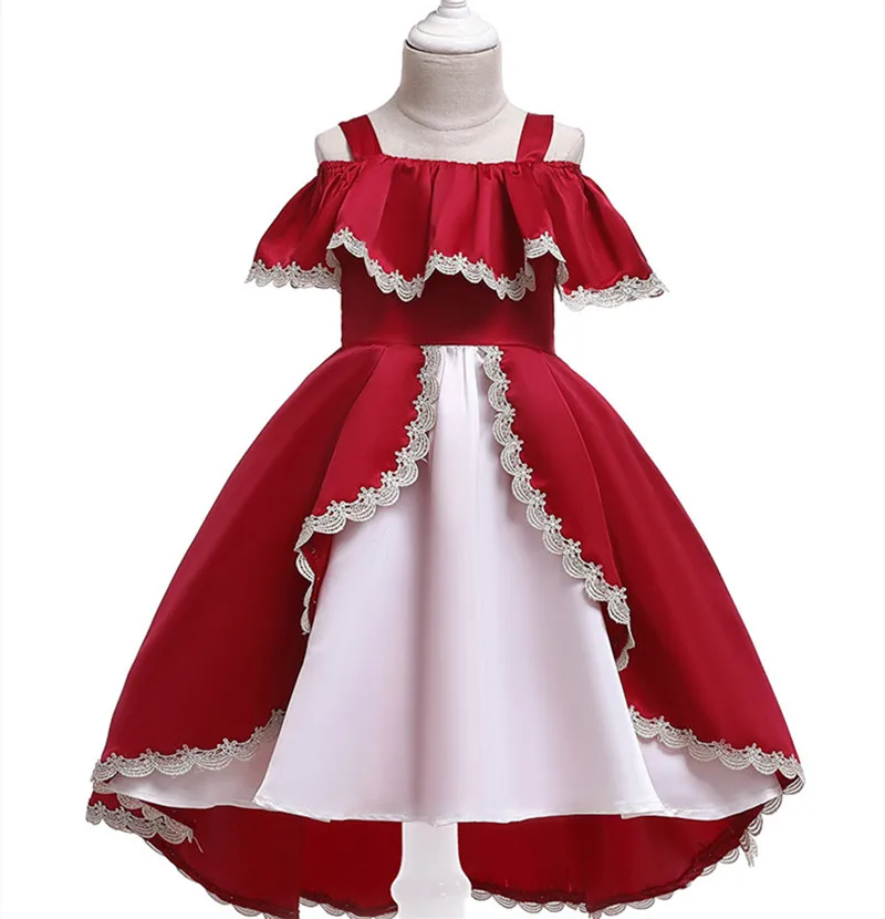 

2019 summer new children's dress dress European and American children's clothing in the children's princess dress autumn bow