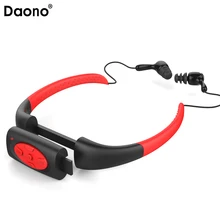 Рождественский подарок водонепроницаемый MP3 музыкальный плеер IPX8 8GB Плавание для бега и для серфинга подводный спорт USB MP3 с fm-радио наушники