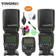 YONGNUO YN600EX-RT II 2.4G Wireless HSS 1/8000s Master Flash Speedlite + YN-E3-RT TTL Radio Trigger Speedlite Transmitter+ Gift