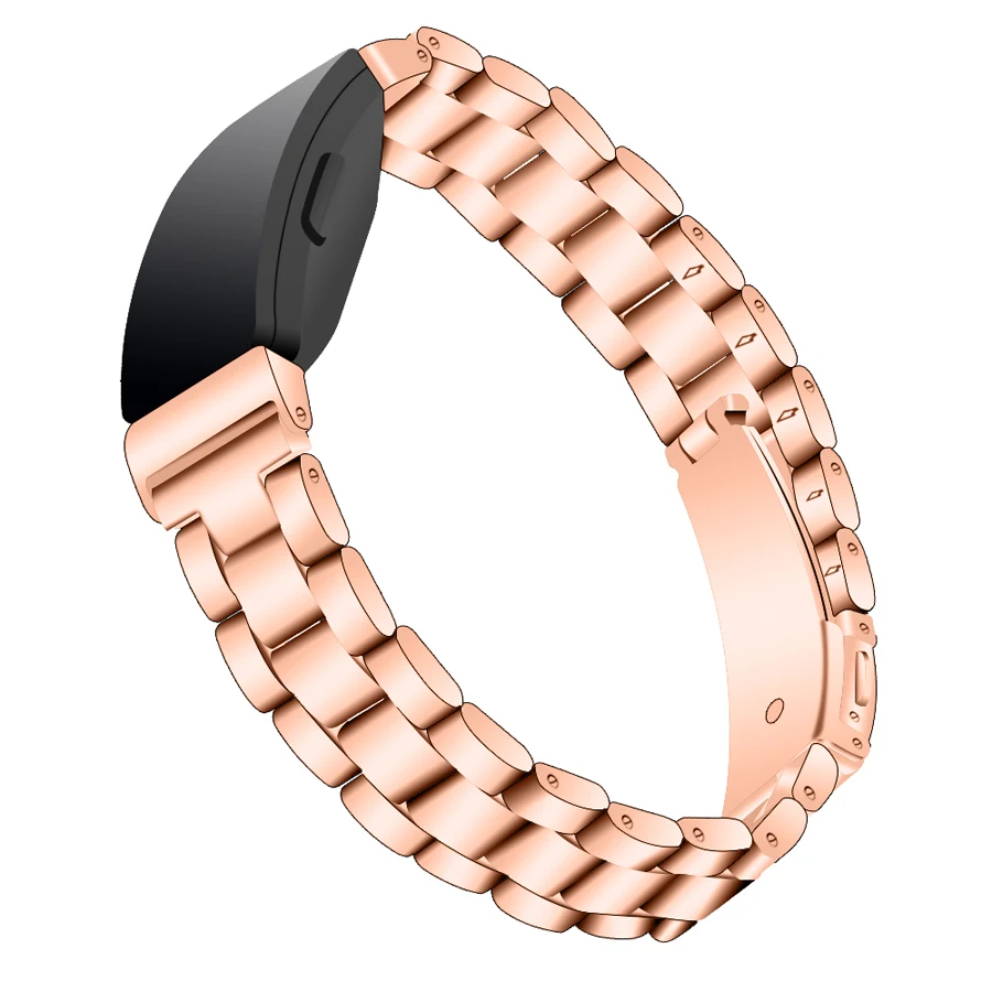 Нержавеющая сталь металлический ремешок на руку для Fitbit Inspire огнеупорные часы сменные полосы Браслет для Fitbit Inspire умные аксессуары