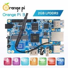 Оранжевый Pi 3 H6 2GB LPDDR3 AP6256 Bluetooth 5,0 4* USB3.0 Поддержка Android 7,0, Ubuntu, Debian