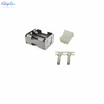 

30Pcs 6xAA Back-Back Battery Case Holder Socket Wire Junction Boxes With 15cm Wires, PH 2.0 Header and Crimps