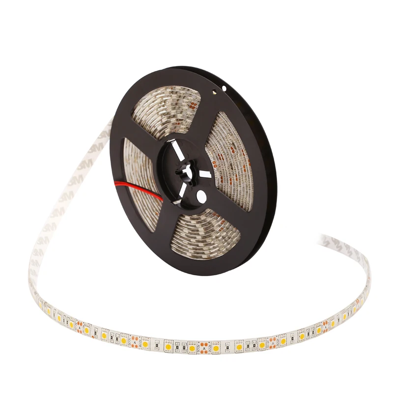 LED Strip 5050 RGB 12V Waterproof Neon Light  60leds/m SMD Tira Tape Flexible Car Auto Saving DIY  Ribbon for Home Decr Party