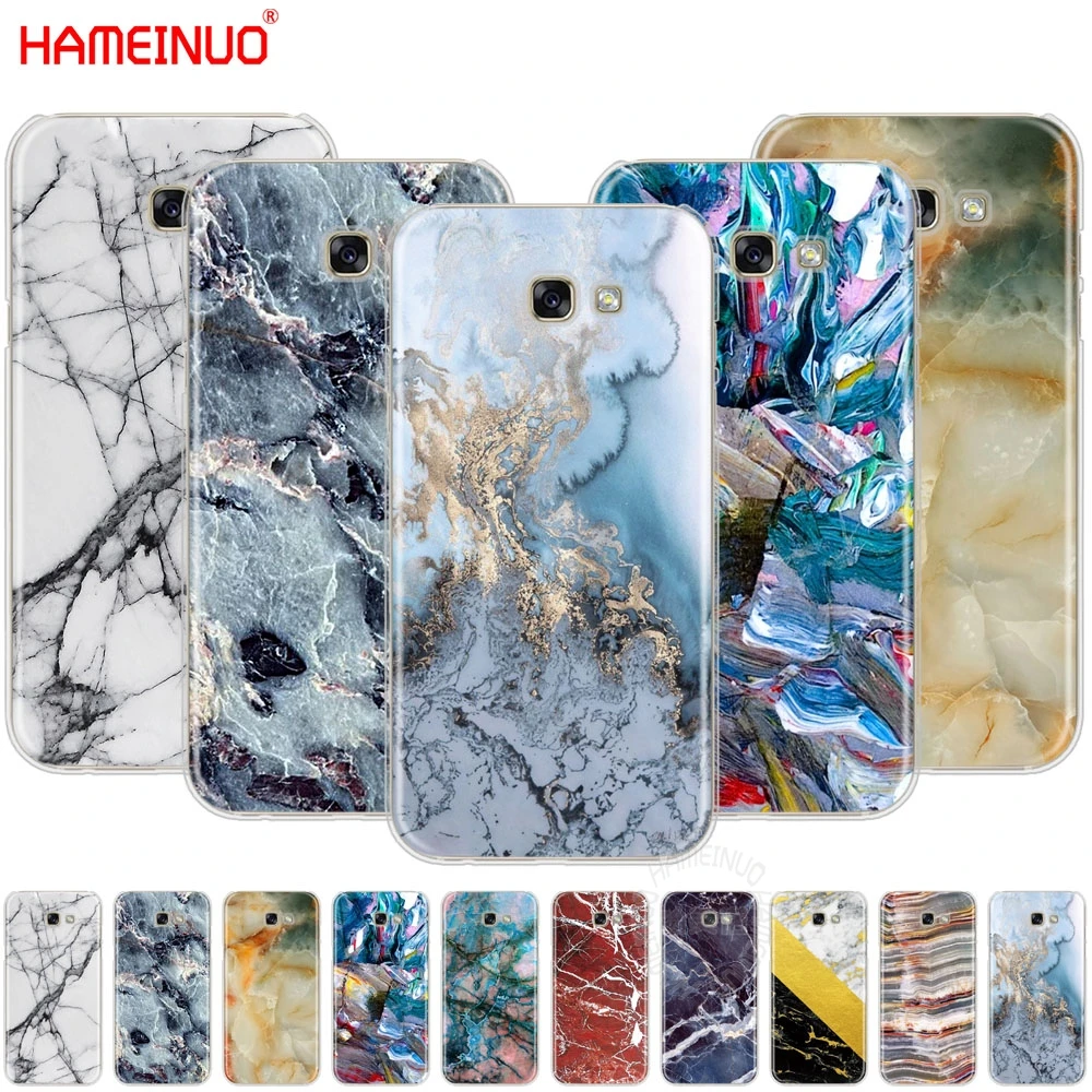 HAMEINUO – coque de téléphone portable peinture marbre, étui pour Samsung Galaxy A3 A310 A5 A510 A7 A8 A9 2016 2017 2018