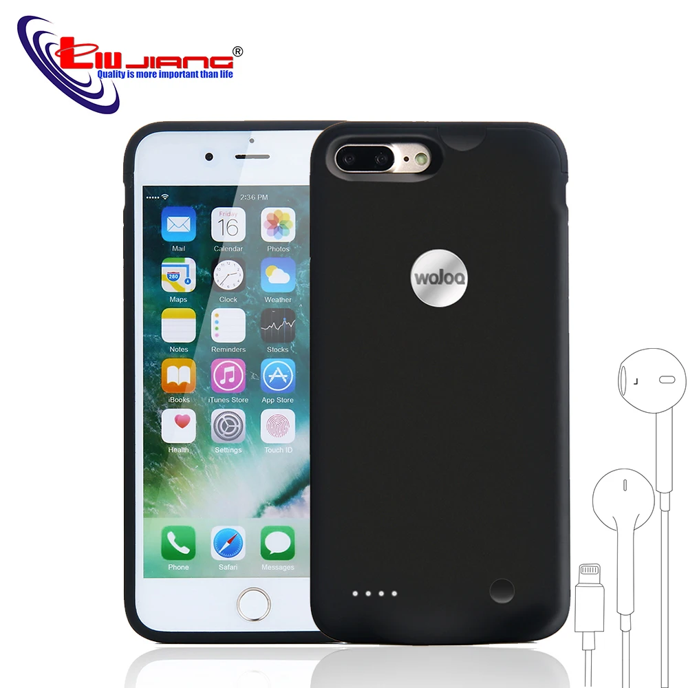 

Ultra-thin Battery Charger Case For iPhone 8 7 Plus Backup Power Bank Charging Cases External Battery Case 2800/3600mAh