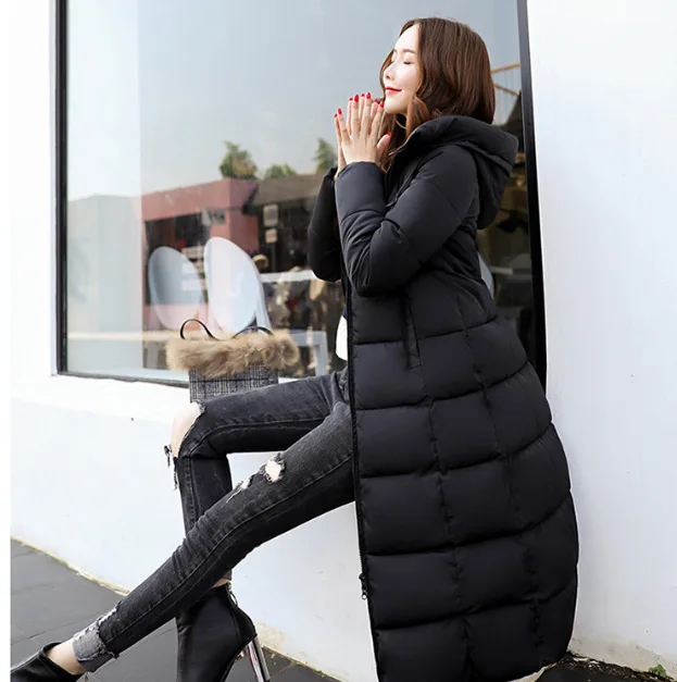 Women Winter Coat Jacket Warm Women Parkas hooded Female Outerwaer High Quality Cotton Coat 2018 New Long Winter Jackets Women
