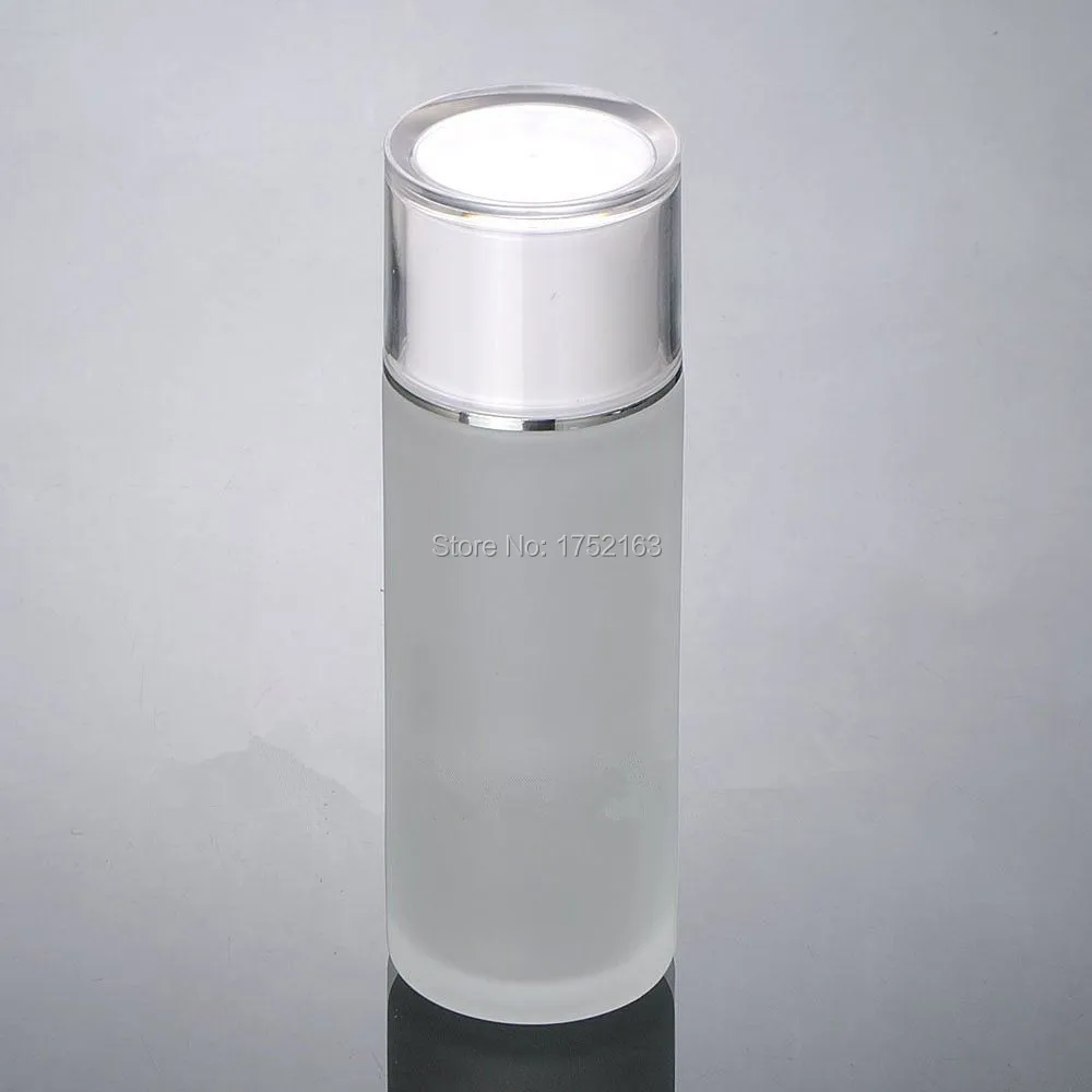 Download Wholesale 120ml glass bottles with white cap,Frosted glass lotion bottles , Cosmetics containers ...