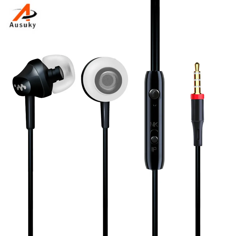 A Ausuky 3.5mm In ear Noise Isolating Heavy Bass Earphone super bass