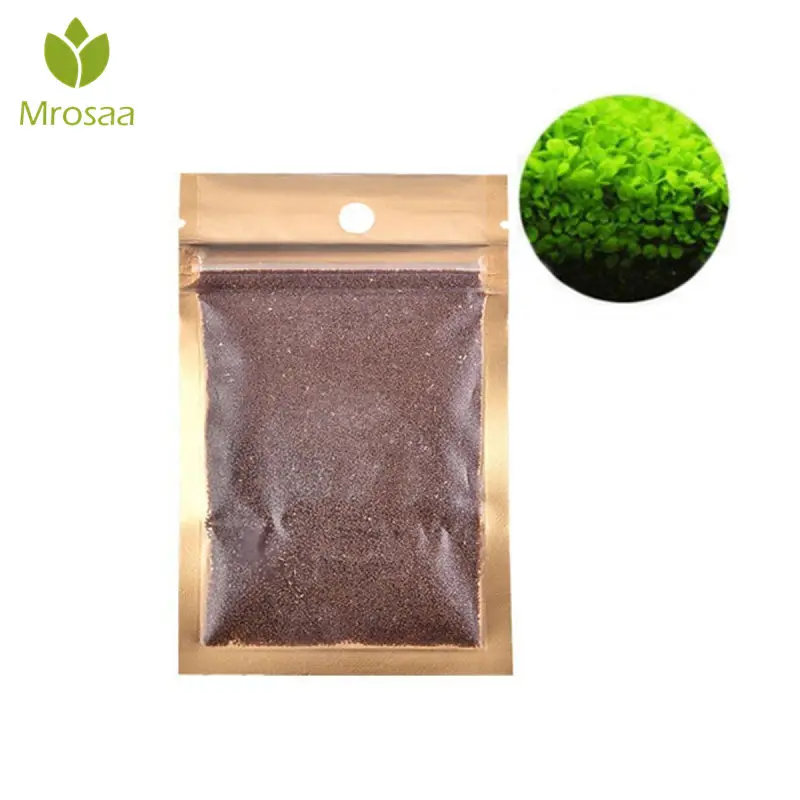 

Mrosaa Aquatic Landscape Double Leaf Aquarium Seed Fish Tank Kit Glossostigma Plant seeds for decorate the aquarium