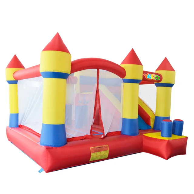 Cheap YARD Outdoor Playing Inflatable Toys Jumping House Bouncy Castle with Slide Backyard Games