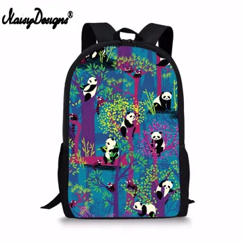 

Noisydesigns Girl School Bags Travel Backpacks Children Panda Pattern Bags For School Student Book Bags for Boys Mochila escolar