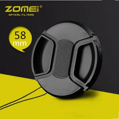 58mm Lens Cap Cover for Canon Nikon Sony Pentax Sigma Tamron Olympus Fuji DSLR