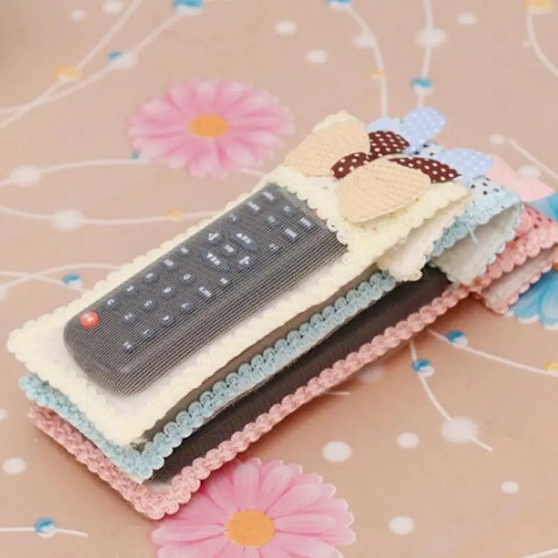 

3 Size 3 color TV Air Conditioning Remote Control Case Cover Bowknot Lace Cover Greaseproof