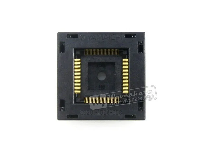 IC201-1004-008 Yamaichi IC Тесты разъем 0,5 мм Шаг QFP100 TQFP100 FQFP100 PQFP100 посылка