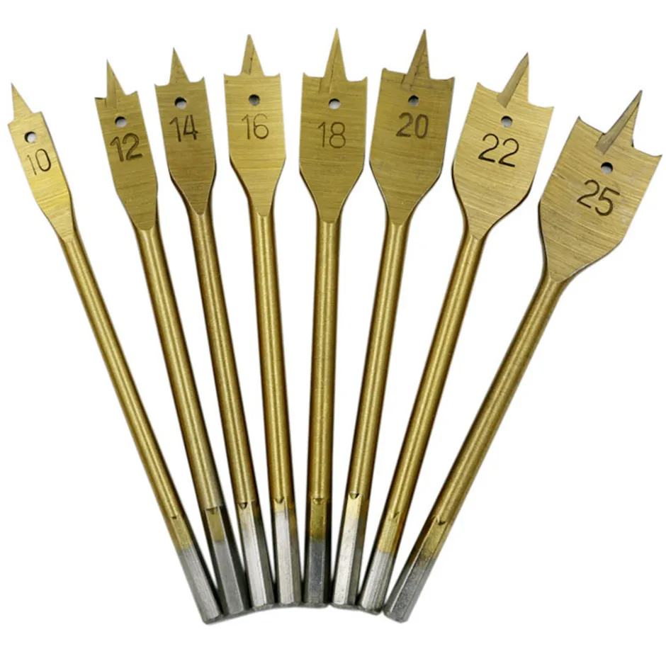 8 шт. набор сверл для дерева с покрытием Ti сверла титановым петля бурильная