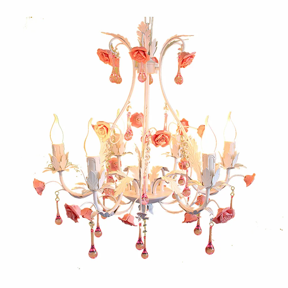 Buy Pink Cristal Chandeliers And Get Free Shipping On