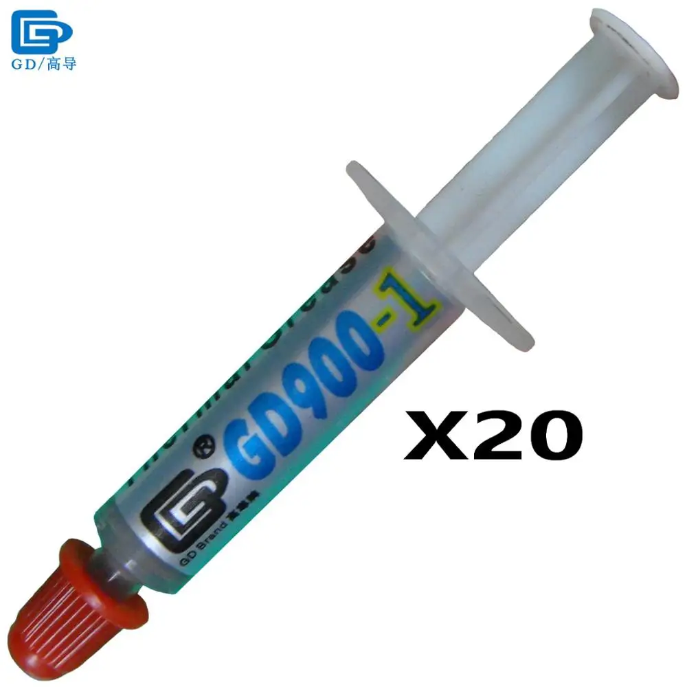 GD900-1 теплопроводная смазка паста Кремниевая теплоотвод соединение 20 штук Вес