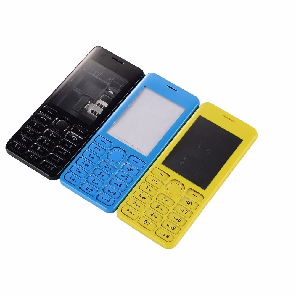 Корпус для Nokia Asha 206 2060 с двумя SIM картами + задняя крышка батарейного отсека