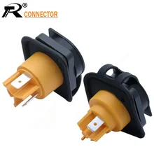 10 шт. Водонепроницаемый 3 PIN Мощность con Шасси Мужской/муфтовый стыковочный переводник Панель крепление тушить/в 20A/250V Мощность разъем для светодиодный Большой Экран