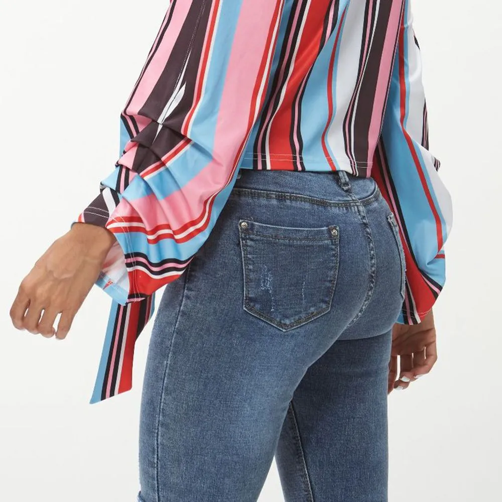 Для женщин блузки OL Boho Повседневное белый дешевые пуловер свободного кроя в