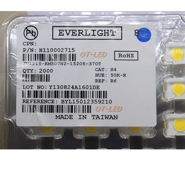20PCS 100PCS 5W COB LED EVERLIGHT Lamp Light Bulb Pure White COB Led DIODE Chip Light for DIY/Bulb Light Super Bright