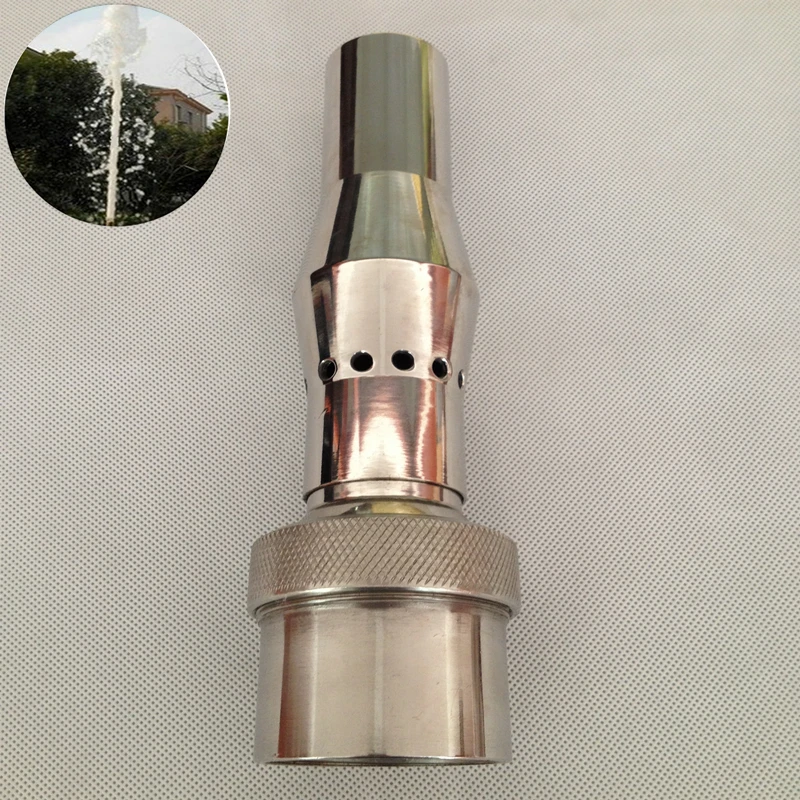 

1.5'' DN40 Stainless Steel Jet Straight Pond Garden Sprinkler Music Fountain Nozzle