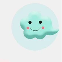 3 шт. после стены утолщение немой Облако Форма резиновый крыло ручка двери защитная накладка