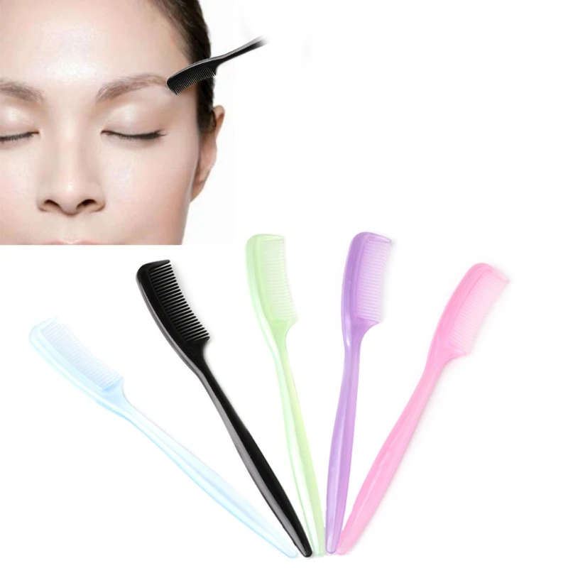 

1Pc Plastic Eyebrow Eyelash Extension Comb Cosmetic Makeup Tool For Salon Home Use