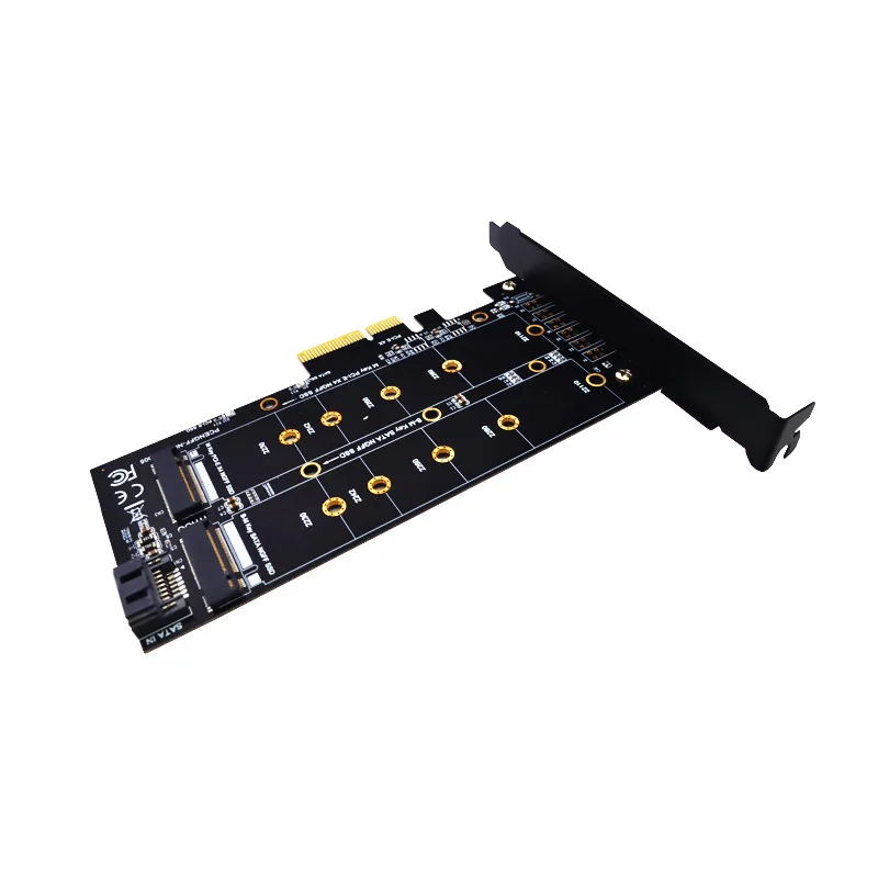 PCIE к M2 адаптеру SSD NVME M Key M.2 NGFF B SATA порт в PCI Express 3 0x4 Raiser Card Suppor 2280 2260 2242 2230 22110|Платы