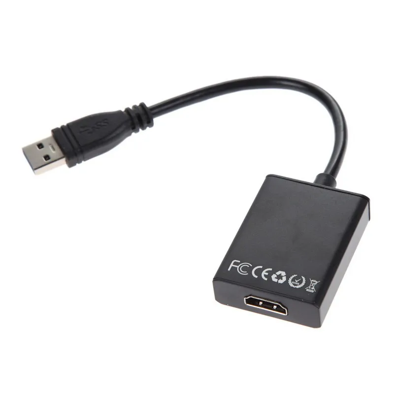 Новый USB 3.0 для HDMI Videl адаптер конвертер HD 1080 P мужчин и женщин видео кабель адаптер конвертер для ПК ноутбук HDTV