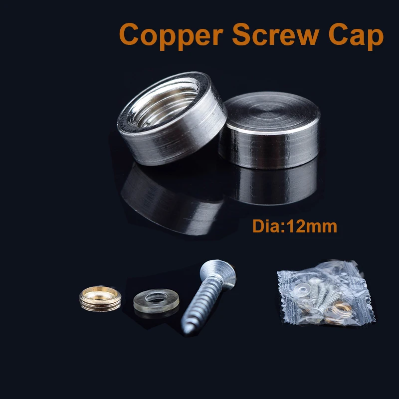 DHL Free Shipping 12mm Diameter copper chrome standoff decorative