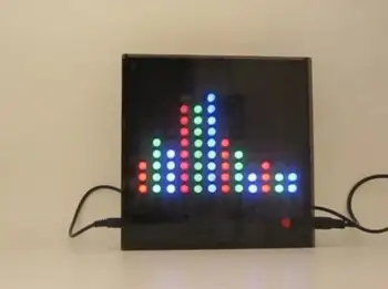 

DIY kits 12*11 Audio Spectrum Analyzer Audio Indicator Voice Control Matrix LED Electronic DIY Kits