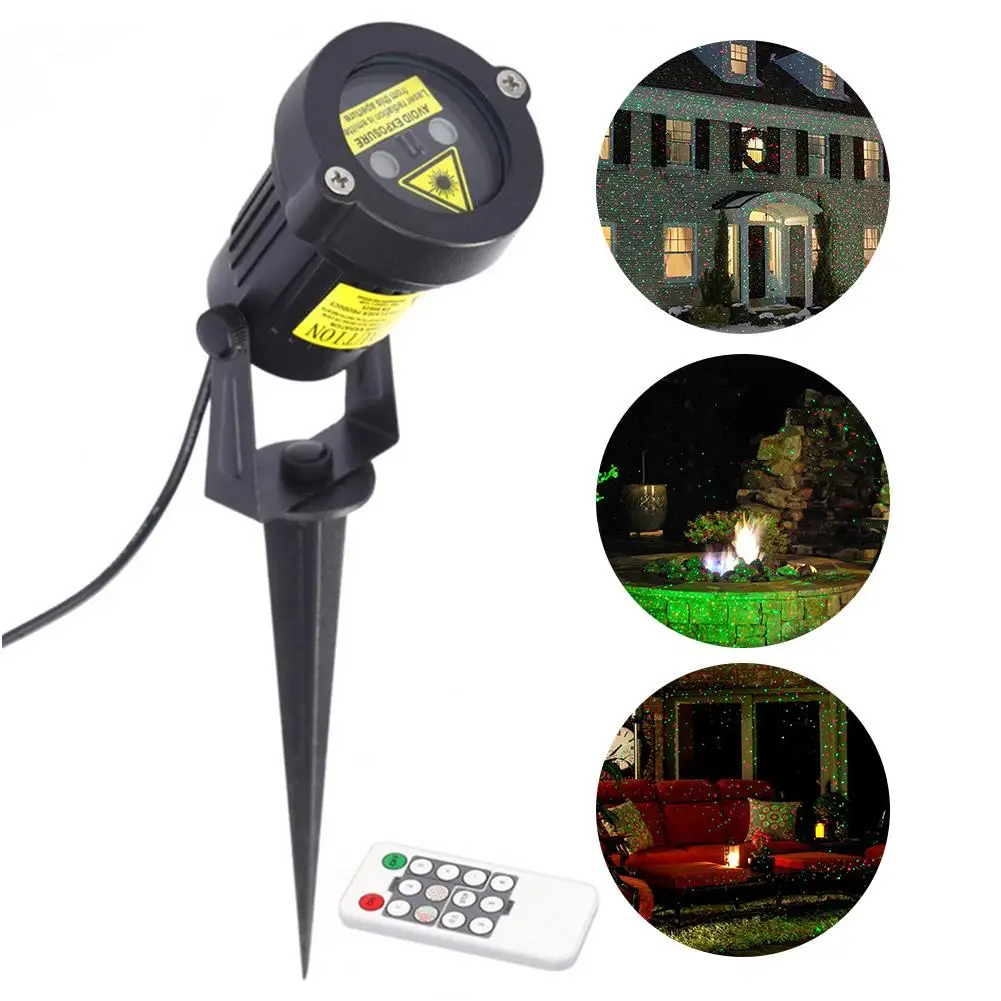 

Starry Pattern Garden Lawn Lamp IP65 Waterproof LED Path Landscape Light Christmas Laser Spotlight Light Projector