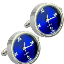 

mechanical watch movement cufflinks working cufflinks set for mens high quality Gold and silver for wens father's day gift