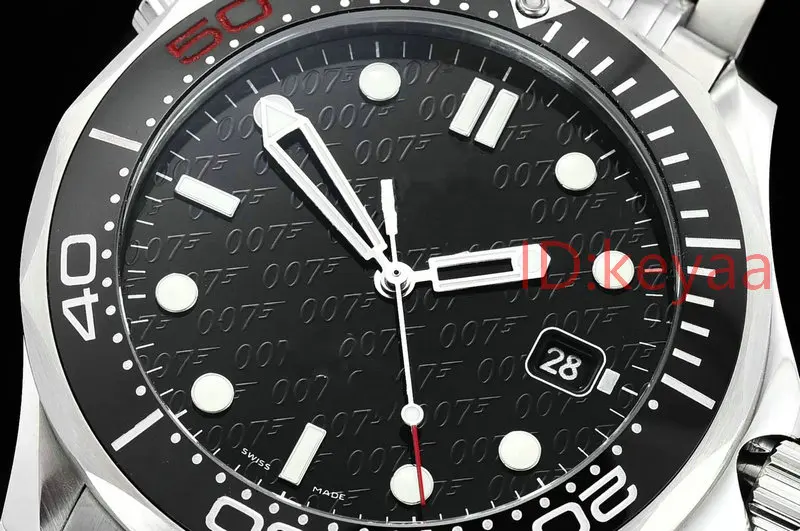 

Luxury Brand New Mechanical Professional 300m James Bond 007 Automatic Watch Men's Men Watches self-wind watches Wristwatches