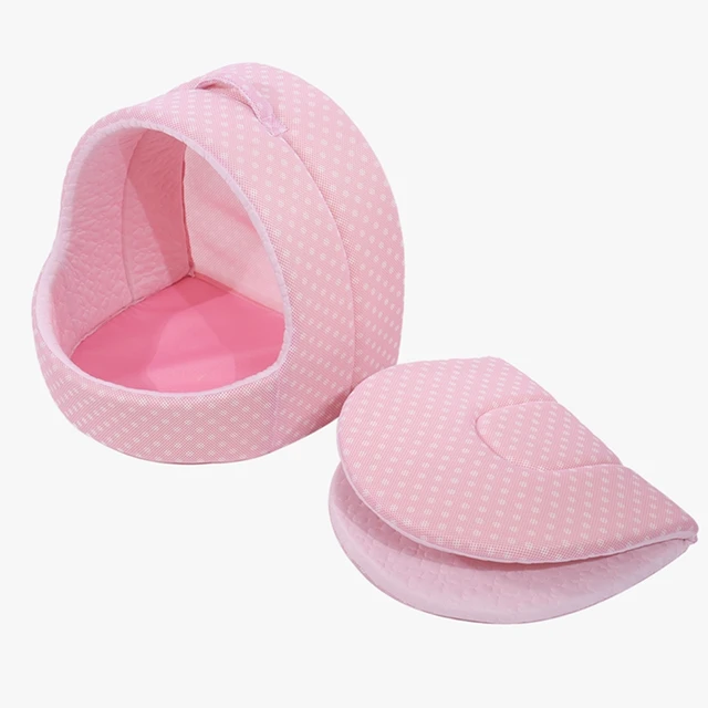 Pet Bed For Dog Cat Summer Breathable Cozy Safety Non-toxic Self-cooling Non-slip House Shape Kennel Nest Puppy Kitten Basket