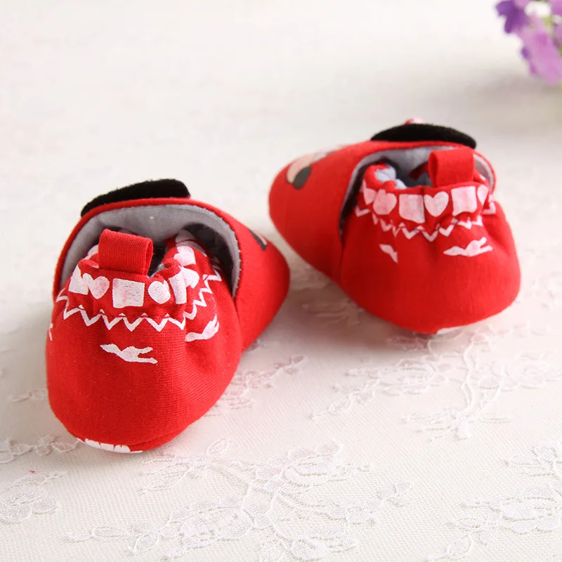 Disney Fashion Mickey New Autumn Winter Baby Shoes Girls First Walkers Newborn Shoes 0-18M First Walkers
