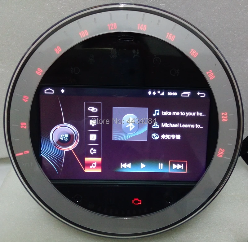 Ouchuangbo car audio stereo gps for mini cooper R56 sliver 2007-2010 android 7.1 support BT 2GB Ram mirror link 