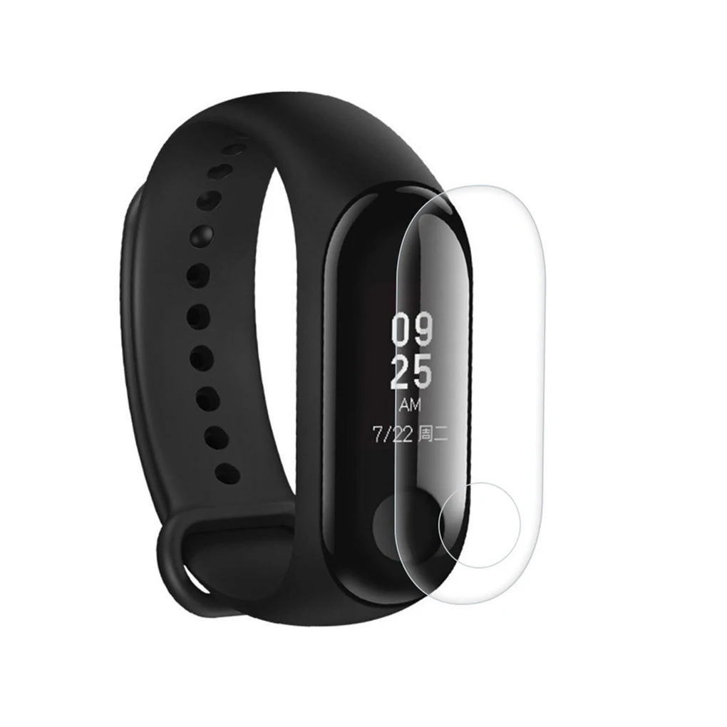 

For Xiaomi Band 3 10pcs 2.5D Curved Full Cover TPU Smart Watch HD Screen Protector Protection Film