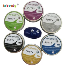 DIY Stress Relief Playdough Toy Magnetic Slime Polymer Clay Intelligent Rubber Magnet Plasticine Mud Magic Hand Putty Kids Gift DIY Stress Relief Playdough Toy Magnetic Slime Polymer Clay Intelligent Rubber Magnet Plasticine Mud Magic Hand Putty Kids Gift