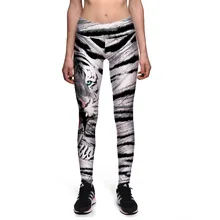 Fitness Leggings Hot Sales New arrival Womens Sexy Fitness Leggings Fashion White Tiger Leggings Size S-3XL Drop shipping